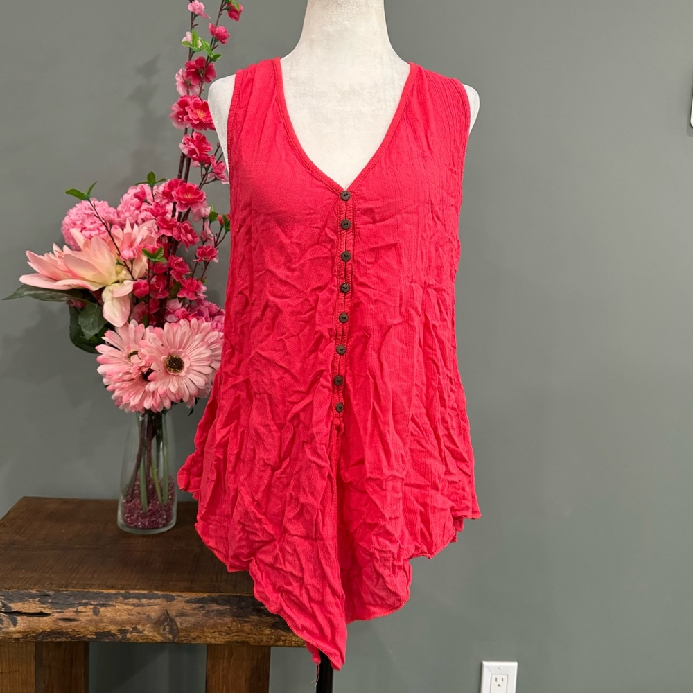 India Boutique Button Down Sleeveless